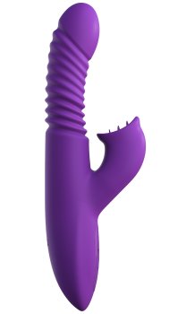 Hřejivý přirážecí a rotační vibrátor Ultimate Thrusting Clit Stimulate-her – Rotační vibrátory