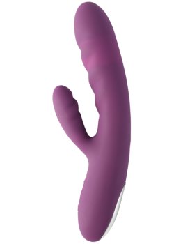 Přirážecí vibrátor s králíčkem Svakom Avery Lilac – Přirážecí vibrátory