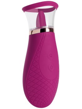 Sací stimulátory klitorisu (a bradavek): Sací stimulátor klitorisu s jazýčkem Scioness