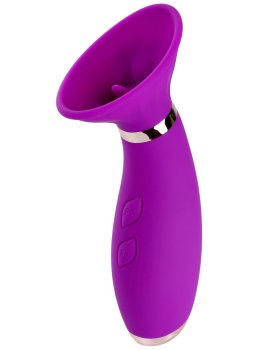 Sací stimulátory klitorisu (a bradavek): Sací stimulátor s jazýčkem SEDUCTION
