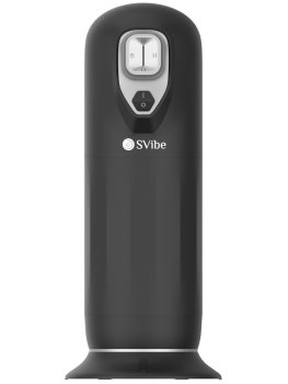 Rotační a přirážecí masturbátory pro muže: Hřejivý přirážecí a vibrační masturbátor Ikon Jet