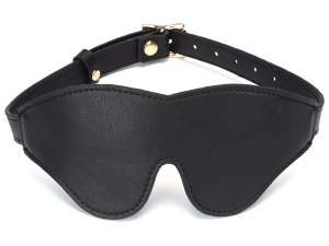 Kožená maska na oči Dark Secret – Masky na oči