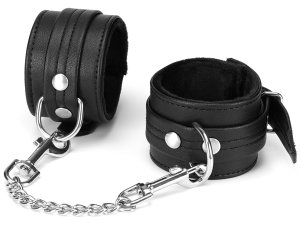 Pouta na ruce z recyklované kůže Black Bond – Pouta na ruce