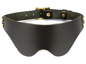 Kožená maska na oči Samurai – Masky na oči
