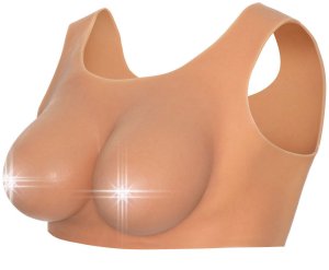 Silikonový top s ňadry vel. D Hidden Desire – Vycpávky do podprsenky, umělá prsa