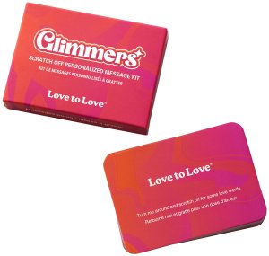 Sada na výrobu stíracích vzkazů Glimmers – Erotické hry