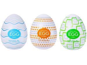 Masturbační vajíčka TENGA Egg Standard Set 1, 3 ks – Masturbační vajíčka