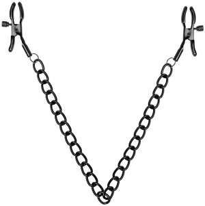 Svorky na bradavky s řetízkem Bedroom Fantasies – Skřipce a svorky na bradavky a stydké pysky