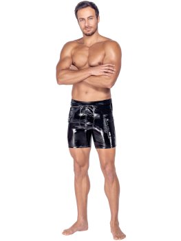 Lakované pánské šortky Black Level – Boxerky