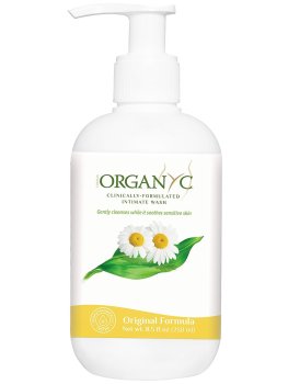 Intimní mycí gel s heřmánkem Organyc, 250 ml – Intimní gely