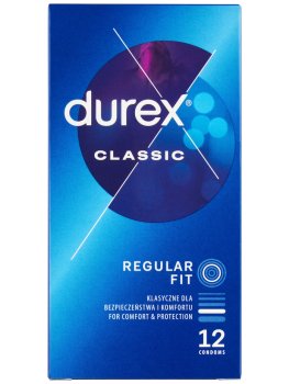 Kondomy Durex Classic, 12 ks – Univerzální kondomy