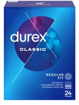 Kondomy Durex Classic, 24 ks – Univerzální kondomy