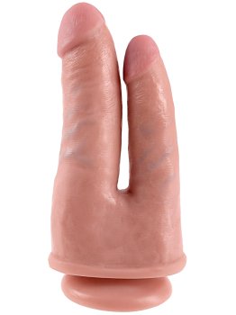 Dvojité realistické dildo King Cock Double Penetrator 6" – Dvojitá a oboustranná dilda