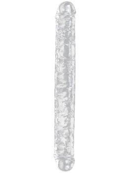 Oboustranné dildo Flawless Clear 12" – Dvojitá a oboustranná dilda