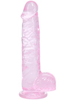 Realistické dildo s varlaty a přísavkou RealRock 5" – Realistická dilda