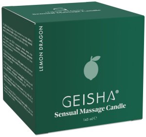 Masážní svíčka Geisha Lemon Dragon, 145 ml – Masážní svíčky